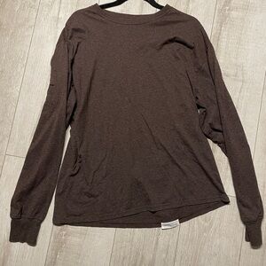 Men's Hanes Long Sleeve Shirt, Size Large